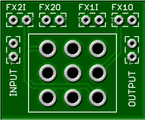 Easy Order Switching Board – 3PDT Toggle Version