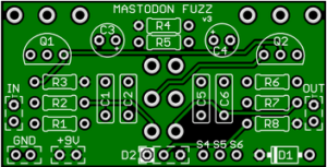 Mastodon Fuzz – Best Mammoth Fuzz PCB