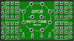 Roto-Tone Deluxe [PCB ONLY] – Rotary Switchable Mod Options Made Easy