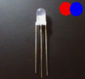 Common Anode Bi-Color Diffused Red/Blue (1) piece
