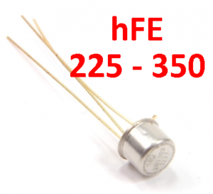 *Germanium Transistor PNP N.O.S. – hFE 225 – 350 – High