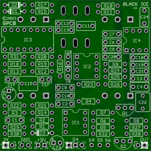 (New) Black Ice – The Ultimate Bass Preamp and Drive PCB
