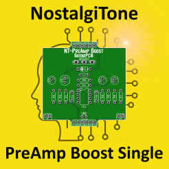 NostalgiTone PreAmp Boost Single: The Powerful Clean Boost of Legends