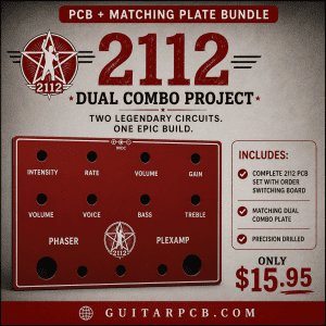 (NEW) NostalgiTone 2112 Dual Combo PCB set: The Early Years of RUSH