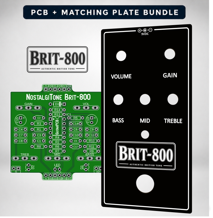 (NEW) NostalgiTone BRIT-800: The Marshall Style Amp in a Box King