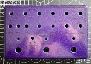 (Only 1 available) NostalgiTone Voodoo Redux Painted Enclosure (Wrong Ink Color)