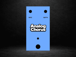 Pro-Grade Aluminum Control Panel for 125B Analog Chorus