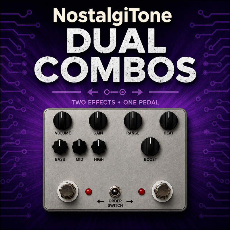 Two Panel Sequence Example NostalgiTone Dual Combos – GuitarPCB