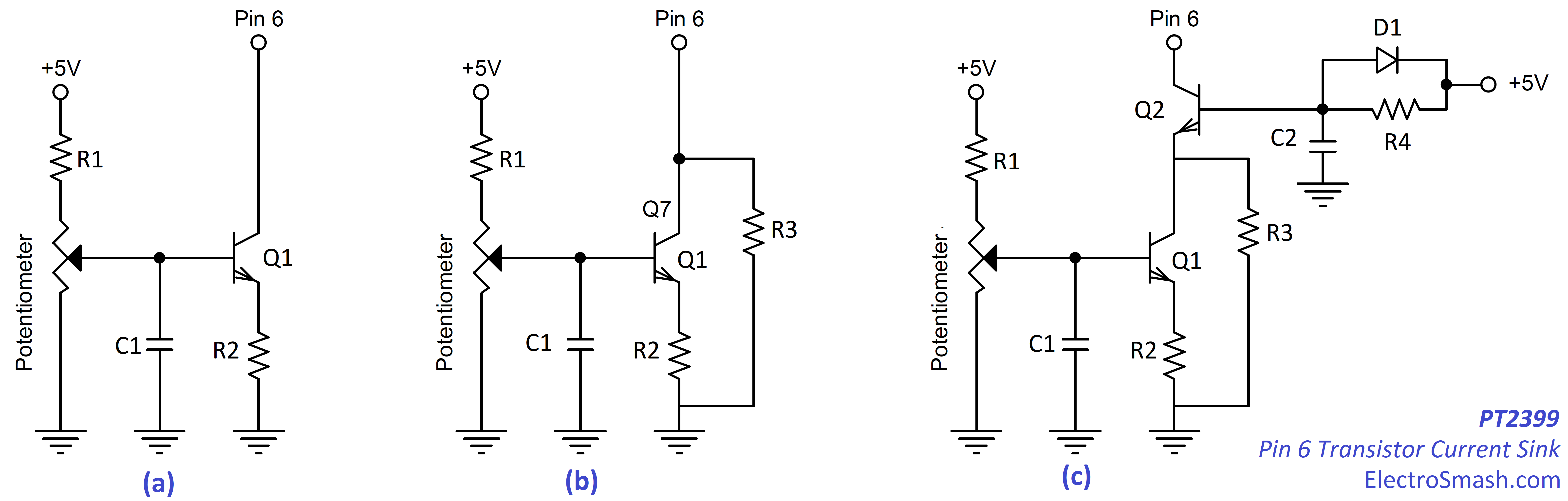 PT2399 Transistor Current Sink Pin6 small