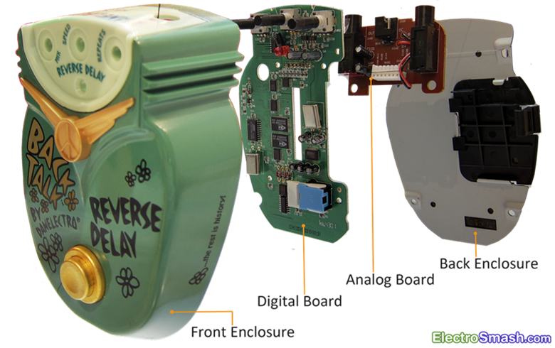 Back Delay Reverse Delay Exploded View