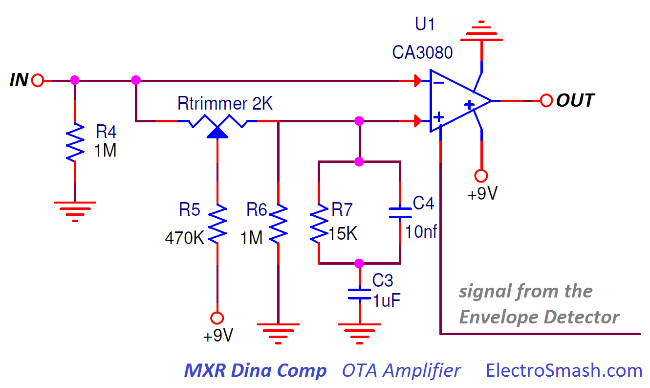mxr dyna comp ota amplifier