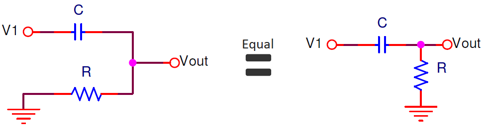 rc shifting unit as high pass filter