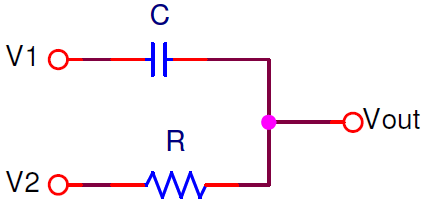 Elementary RC phase Shifting Stage