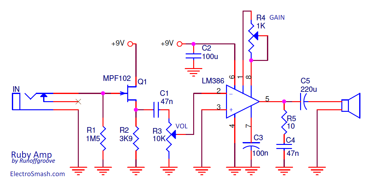Ruby Amp Schematic